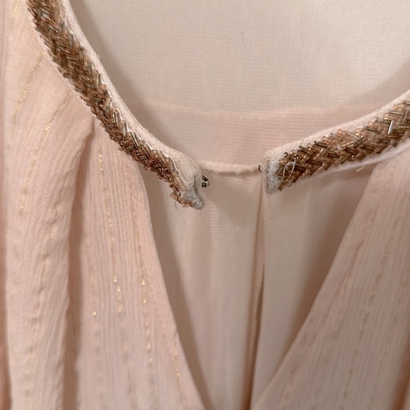 Embellished cream and gold dress - Picture 6 of 6
